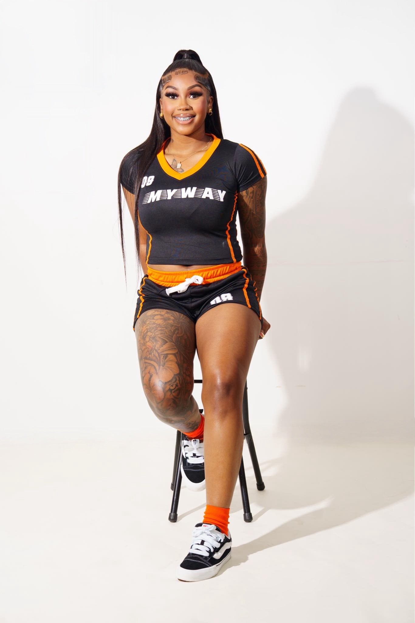 Women’s Sporty Track Set / Black