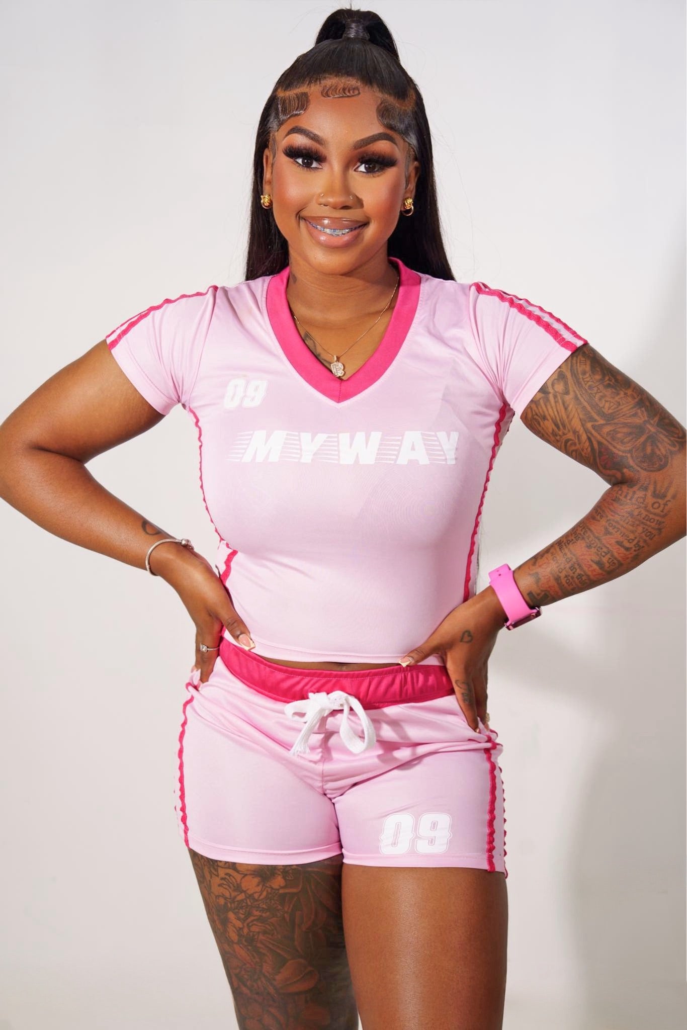 Women’s Sporty Track Set / Pink