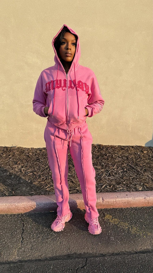 2 Piece Set / Hot Pink